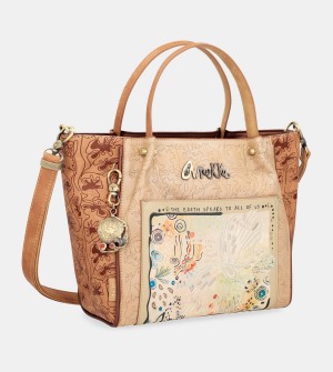 Anekke Butterfly Shoulder Women's Tote Bags | 7910356-IB