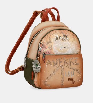 Anekke Flowers Small Women's Backpacks | 8619037-ZB