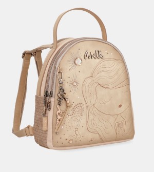 Anekke Studio Nude Small Women's Backpacks | 4193052-FI