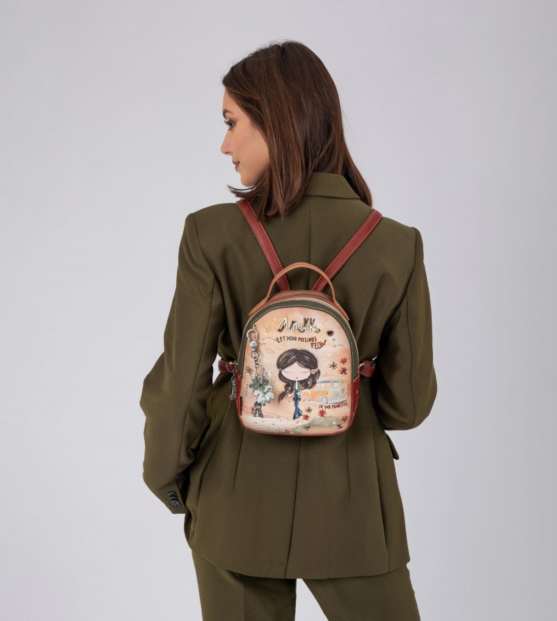 Anekke Peace & Love Small Women's Backpacks | 1982063-RZ