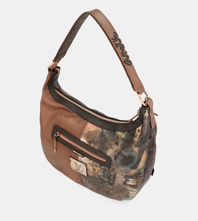 Anekke Shōen Oval Women's Shoulder Bags | 4086512-MQ