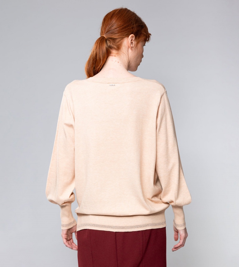 Anekke Shōen V-Neck Women's Sweater | 5389046-LX