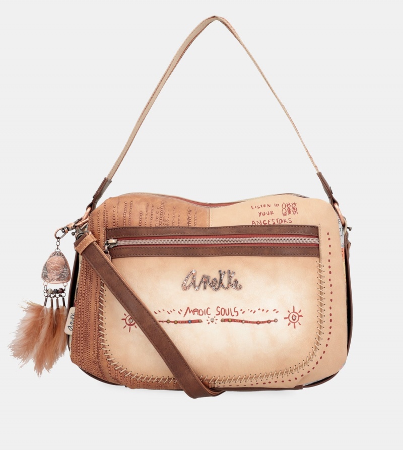 Anekke Tribe Large With Shoulder Strap Women's Crossbody Bags | 9608174-TR